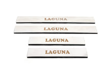 Carmos Stainless Steel Door Sill Protectors (4 pcs) for Renault Laguna 2007-2015 - image 2