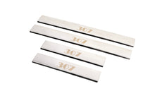 Door Sill Protectors Carmos V1 (4 pcs, Stainless Steel) for Peugeot 307 2001-2008 - image 2