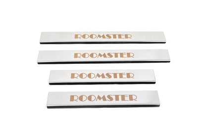 Sill Carmos (4-piece, stainless steel.) for Skoda Roomster 2006-2015 - Reelken Auto