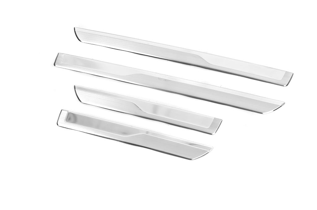 Door Sill Protectors OmsaLine (4 pcs, Stainless Steel) for Skoda Kodiaq 2016-2023 - image 2