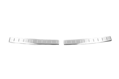 Rear bumper sill cover OmsaLine stainless steel for Opel Crossland X 2017-2024 - image 1