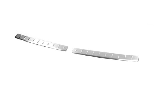 Rear bumper sill cover OmsaLine stainless steel for Opel Crossland X 2017-2024 - image 2