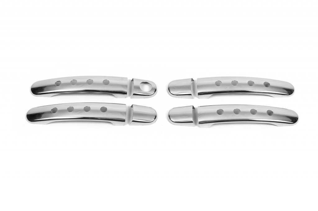 Chrome Door Handle Covers Decor (4 pcs, Stainless Steel) for Volkswagen Passat B5 1997-2005 - image 4