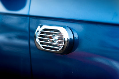 Oval Side Indicator Grille (2 pcs, ABS) for Audi A3 2003-2012 - image 2