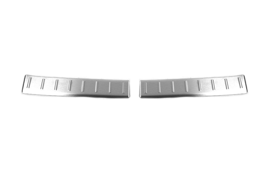 Stainless steel rear bumper protector matte (2 pcs) for Renault Captur 2019- - image 2