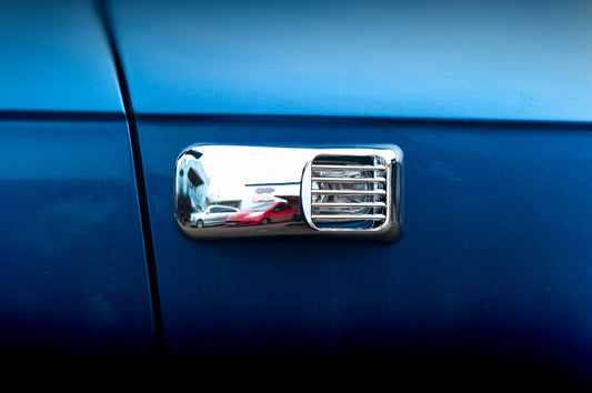 Chrome Covers for Side Repeaters Rectangle (2 pcs, ABS) for Audi A3 2003-2012 - image 2