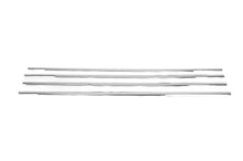 Window Trim Molding (4 pcs, Stainless Steel) for Volkswagen Golf Plus 2004-2014 - image 2