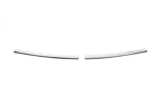 Chrome Grille Covers HB (2009-2013, 2 pcs, stainless steel) for Volkswagen Polo 2010-2017 - image 2