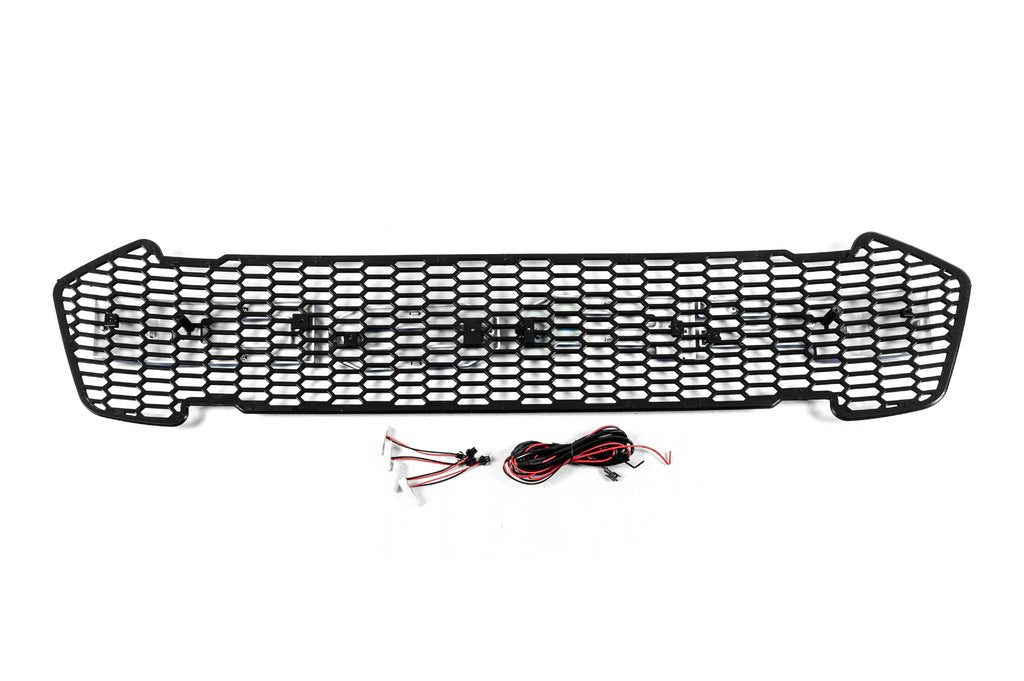 Front grille (2015-2018, blue, LED) for Ford Ranger 2011-2022 - image 3