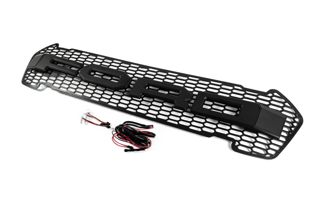 Front grille (2015-2018, black, LED) for Ford Ranger 2011-2022 - image 2