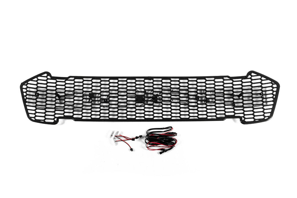 Front grille (2015-2018, black, LED) for Ford Ranger 2011-2022 - image 4