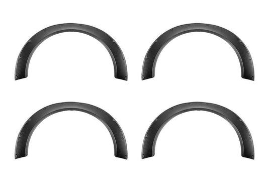 Universal arch covers UNIV-034 (4 pcs, ABS plastic, black) - Reelken Auto