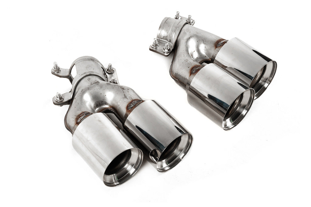 M5 Silver exhaust tips (2 pcs) for BMW 5 Series G30/G31 2017-2023 - image 4