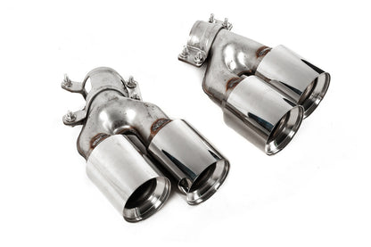 M5 Silver exhaust tips (2 pcs) for BMW 5 Series G30/G31 2017-2023 - image 4
