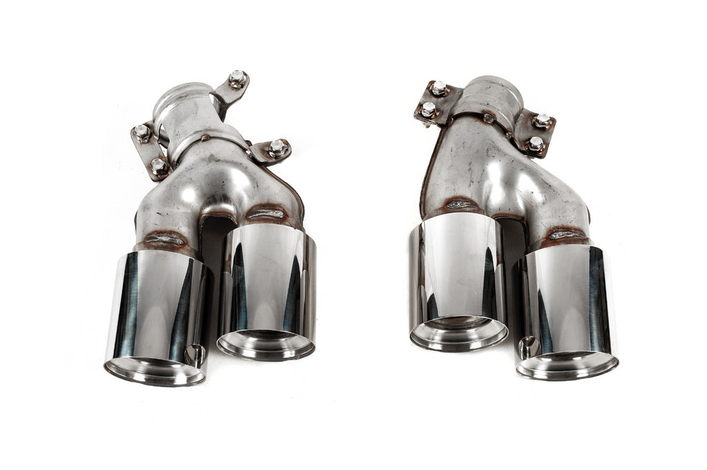 M5 Silver exhaust tips (2 pcs) for BMW 5 Series G30/G31 2017-2023 - image 5