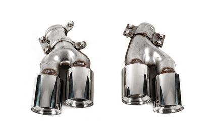 M5 Silver exhaust tips (2 pcs) for BMW 5 Series G30/G31 2017-2023 - image 5