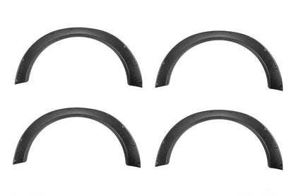 Universal arch covers UNIV-033 (4 pcs, ABS plastic, black) - Reelken Auto
