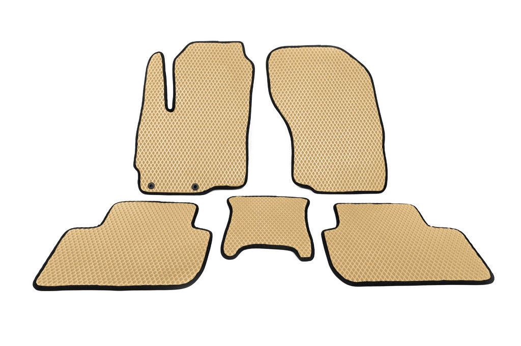 EVA Floor Mats (Beige) for Mitsubishi Outlander 2012-2021 - image 1