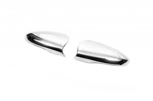 Covers for mirrors (2 pcs., stainless steel) for Hyundai I-20 2020↗ - Reelken Auto