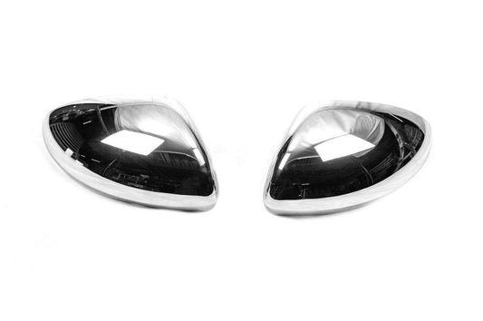 Covers for mirrors (2 pcs., stainless steel) for Renault Captur 2019↗ - Reelken Auto