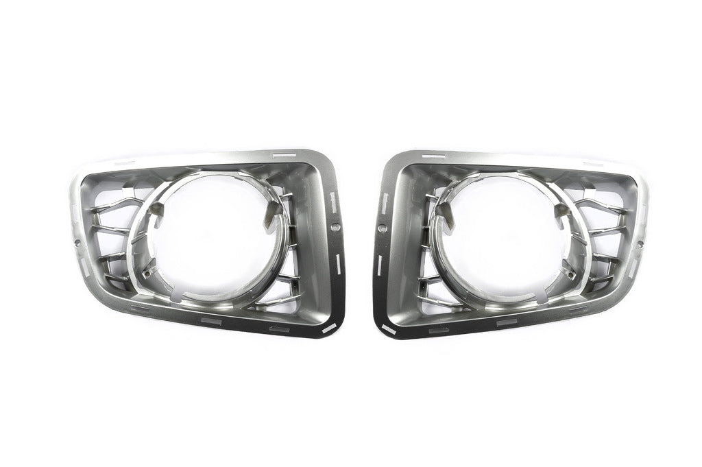 Fog light grilles Autobiography 2010-2013 (2 pcs, gray) for Range Rover III L322 2002-2012 - image 1