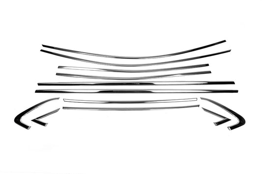Full edging of windows (12 pieces, stainless steel) for Renault Clio V 2019↗︎ - image 2