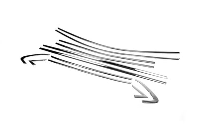 Full edging of windows (12 pieces, stainless steel) for Renault Clio V 2019↗︎ - image 3