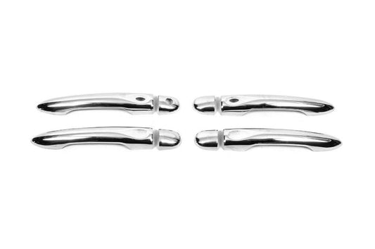 Covers for handles (4 pcs., Stainless steel.) for Renault Captur 2013-2019 - Reelken Auto