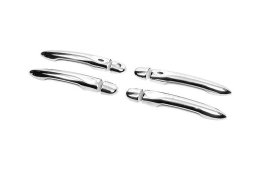 Covers for handles (4 pcs., Stainless steel.) for Renault Captur 2013-2019 - Reelken Auto