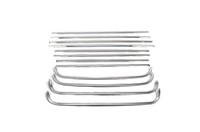 Rear window trim (12 pcs, stainless steel) for Volkswagen Caddy 2010-2015 - image 2