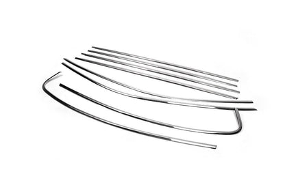 Full edging of SD windows (2019+, stainless steel) for Volkswagen Passat B8 2015-2023 - Reelken Auto
