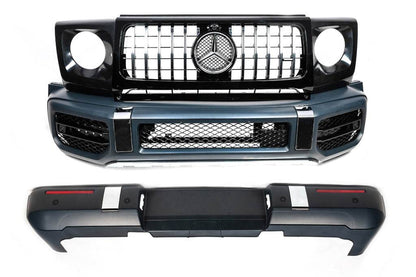 Restyling kit for the G63 AMG 2018 (without replacing the hood and wings) for Mercedes G class W463 1990-2018 - Reelken Auto