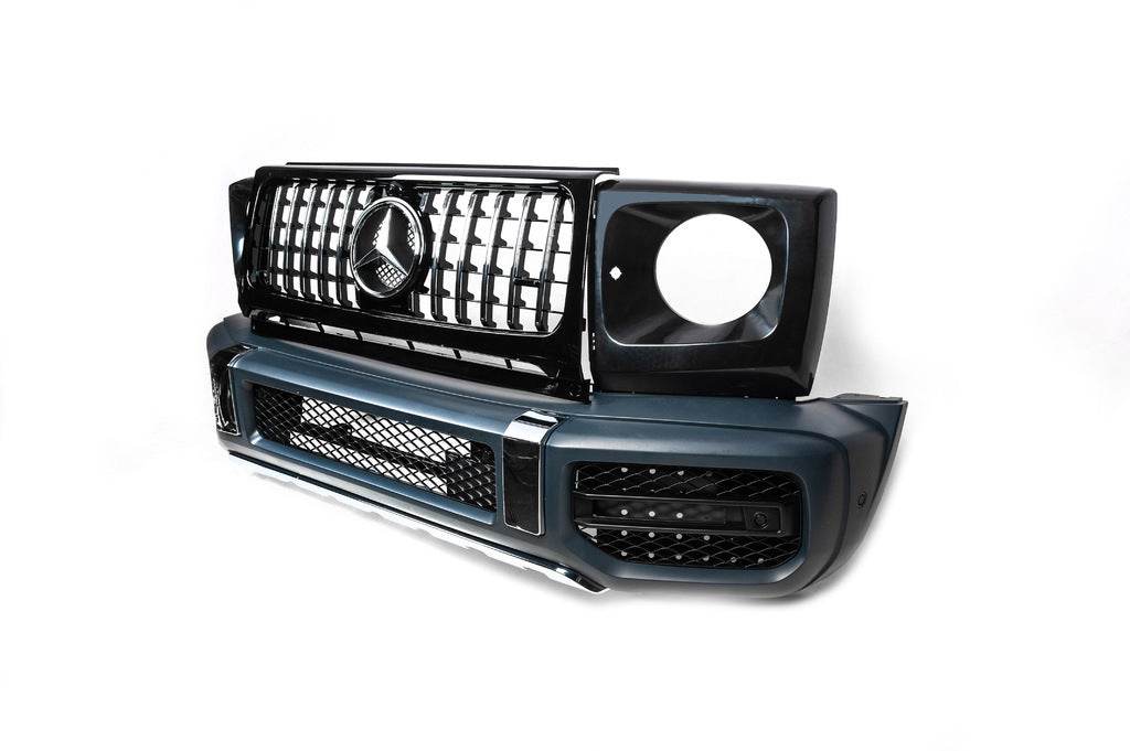 Restyling kit for the G63 AMG 2018 (without replacing the hood and wings) for Mercedes G class W463 1990-2018 - Reelken Auto
