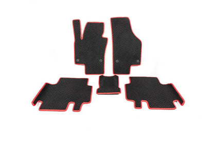 Polyurethane mats (2 rows, EVA, black) for Volkswagen Sharan 2010↗ - Reelken Auto