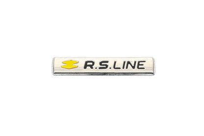 Rear RS logo (1 pc, stainless steel) for Renault Clio V 2019↗︎ - Reelken Auto