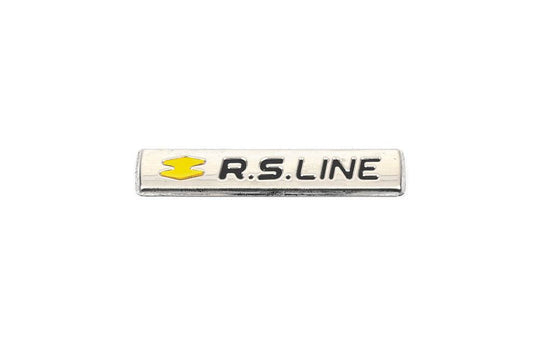 Rear RS logo (1 pc, stainless steel) for Renault Clio V 2019↗︎ - Reelken Auto
