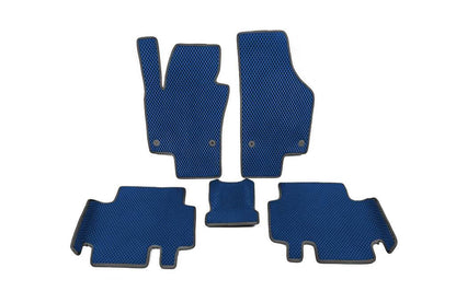 Polyurethane mats (2 rows, EVA, Blue) for Volkswagen Sharan 2010↗ - Reelken Auto