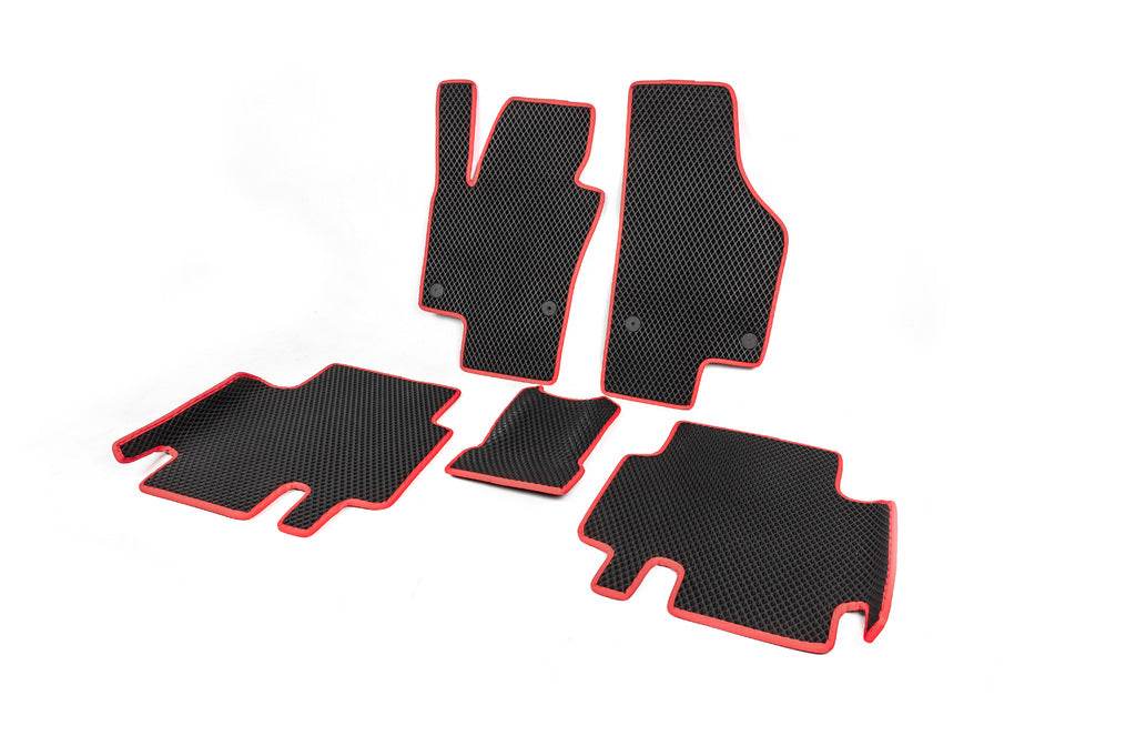 Polyurethane mats (2 rows, EVA, black) for Volkswagen Sharan 2010↗ - Reelken Auto