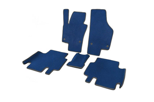 Polyurethane mats (2 rows, EVA, Blue) for Volkswagen Sharan 2010↗ - Reelken Auto