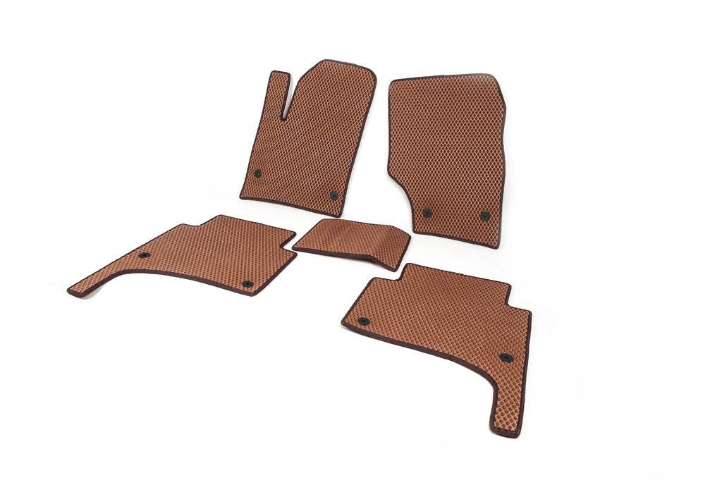 EVA rugs (brick) for Volkswagen Touareg 2002-2010 - Reelken Auto
