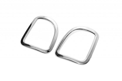 Edging of rear reflectors (2 pcs., stainless steel) for Renault Kangoo 2008-2020 - Reelken Auto