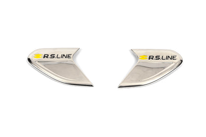 Fender trims RS (OmsaLine, 2 pcs, stainless steel) for Renault Clio V 2019- - image 1