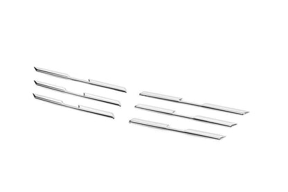 Grid overlays (6 pcs., stainless steel) for Renault Captur 2019↗ - Reelken Auto