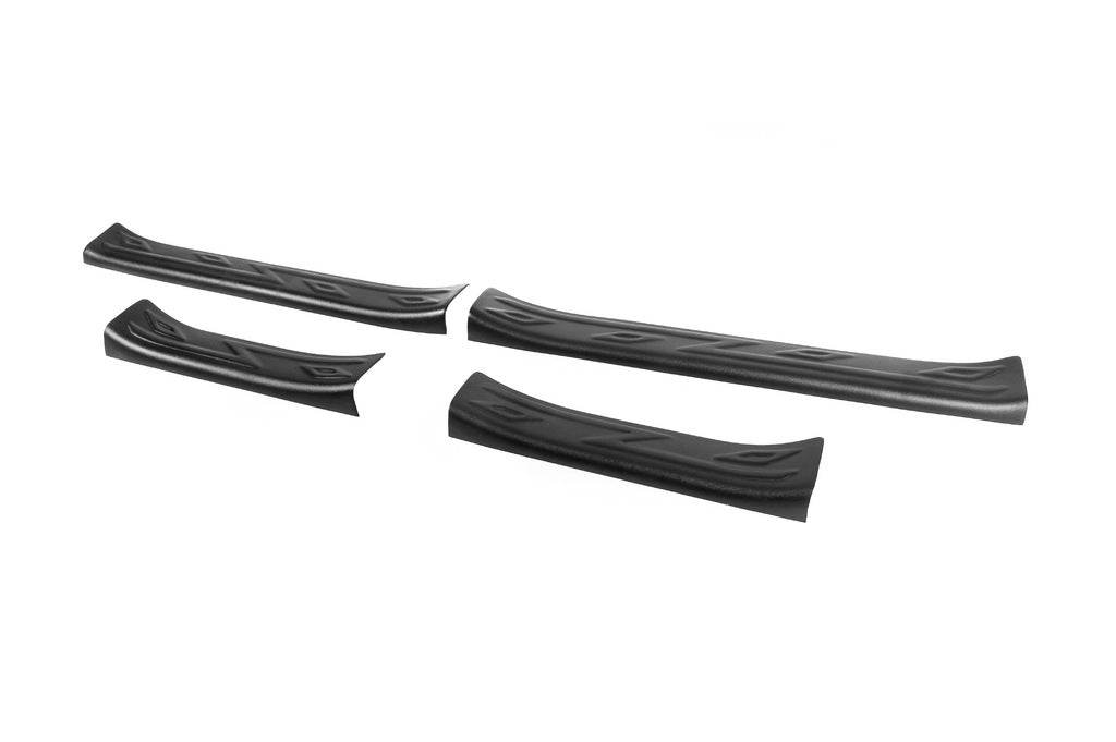 Door sills EuroCap (4 pcs, ABS) for Opel Crossland X - Reelken Auto