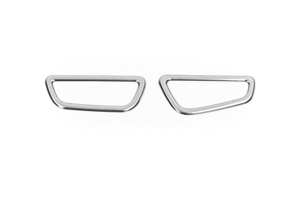 Cover for blowing in the cabin (2 pcs., stainless steel) for Renault Megane IV 2016-2025 - Reelken Auto