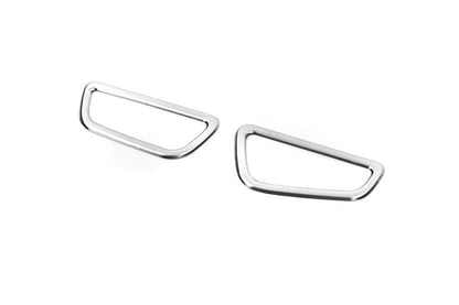 Cover for blowing in the cabin (2 pcs., stainless steel) for Renault Megane IV 2016-2025 - Reelken Auto