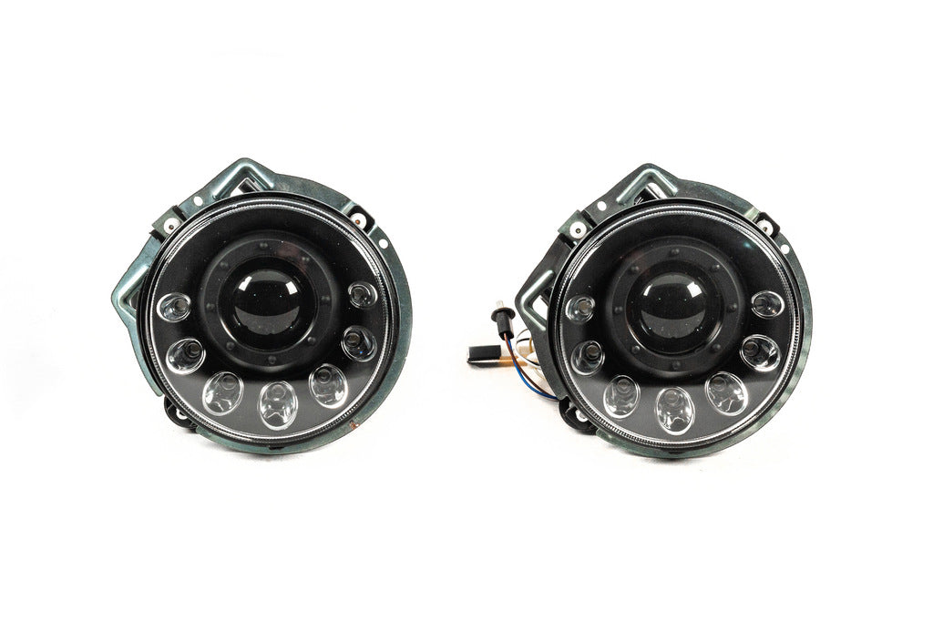 Front Headlights Manor Black LED (2006-2017) for Mercedes G сlass W463 1990-2018 - image 1