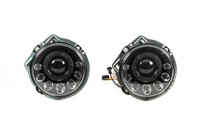 Manor Black LED headlights (2006-2017) for Mercedes G class W463 1990-2018 - Reelken Auto