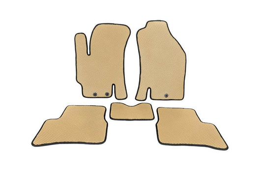 EVA mats (Beige) for Kia Rio 2005-2011 - Reelken Auto