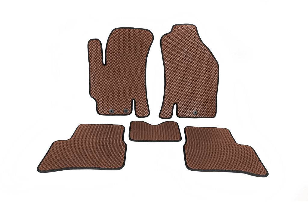 EVA mats (Brown) for Kia Rio 2005-2011 - Reelken Auto